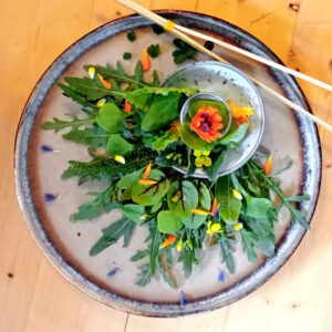 Recette de salade d'herbes du jardin!